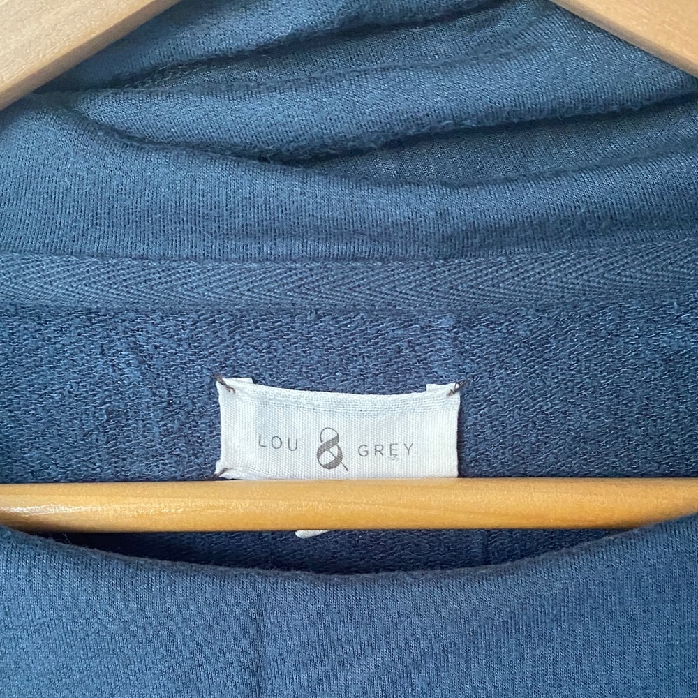 Lou & Grey Deep Blue Knit Top